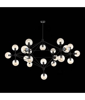 SLE154903-21 Люстра подвесная Черный/Янтарный E27 21*40W LACOTTA-foto2