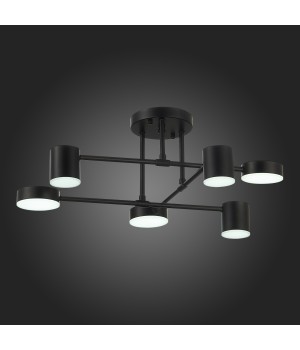 SLE201042-06 Люстра потолочная Черный/Черный LED 6*7W 4000K NOBEL-foto11