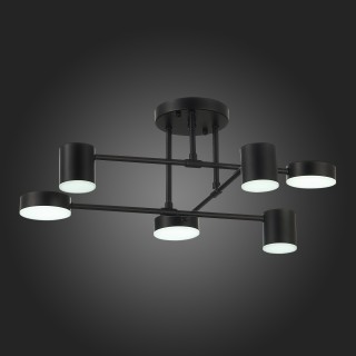 SLE201042-06 Люстра потолочная Черный/Черный LED 6*7W 4000K NOBEL-foto11