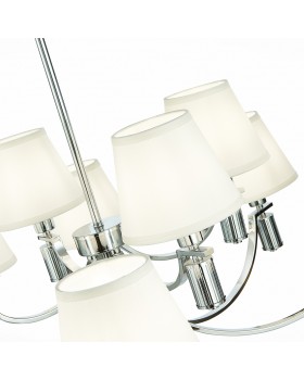 SLE111303-12 Люстра подвесная Хром/Белый E14 12*40W MONZA-foto3