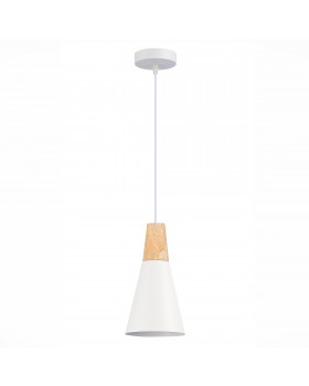 SLE125153-01 Подвес Белый/Белый, Светлое дерево E14 1*40W MODICA-foto2