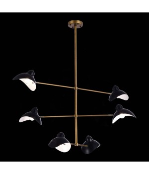 SL1801.303.06 Люстра подвесная ST-Luce Античная бронза/Черный E14 6*60W MINNE-foto4