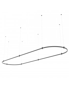 ST8057.422.26 Готовая конструкция для модульных светильников FARM без светильников, без блока питания ST-Luce Черный FARM