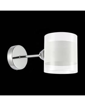 SLE102801-01 Бра Хром/Прозрачный, Белый E14 1*40W MIENTO-foto4