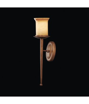 SL122.311.01 Бра Коричневый/Янтарный E27 1*60W ANCORA-foto2