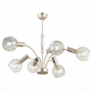 SLE104203-06 Люстра подвесная Шампань/Коньячный E14 6*40W BALCHINO-foto14