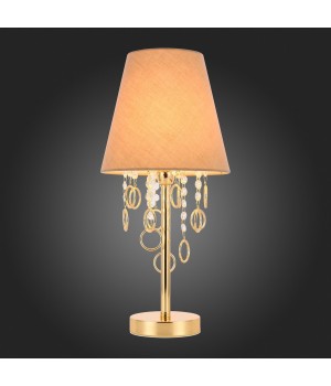SL1138.204.01 Прикроватная лампа Французское золото/Бежевый, Прозрачный E14 1*40W MEDDO-foto7
