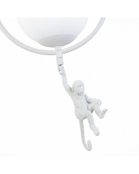 SLE115113-01 Светильник подвесной Белый/Белый E27 1*60W TENATO-foto3