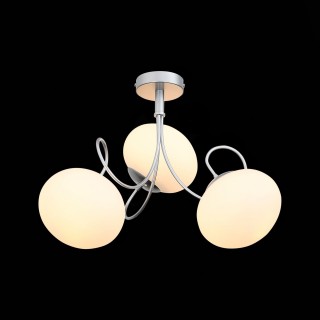 SL717.502.03 Люстра потолочная Серебристый/Белый E27 3*40W ACINI-foto2