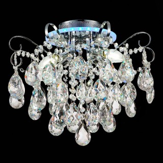 SLE160002-04 Светильник потолочный Хром/Прозрачный E14, LED 4+1*40/5(подсветка)W LITERO-foto8