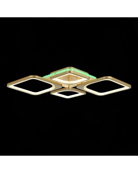 SLE500322-04RGB Светильник потолочный Золотистый/Белый LED 1*112W RGB 8W 3000-6000K GIURA-foto6