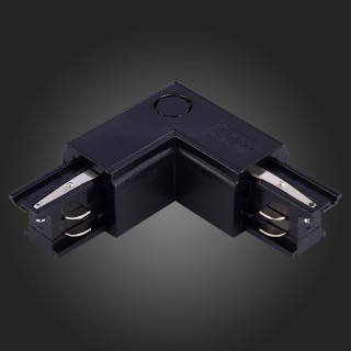 ST030.409.15R Угловой токоподвод правый для трехфазного шинопровода ST-Luce Черный Трехфазная трековая система-foto3