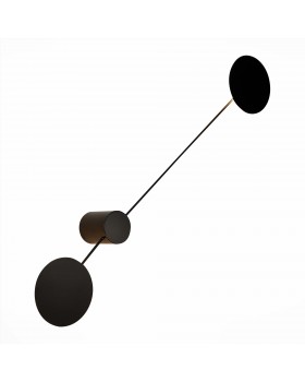 SL6006.401.02 Светильник настенный ST-Luce Черный/Черный LED 2*5W 3000K Tondo-foto3