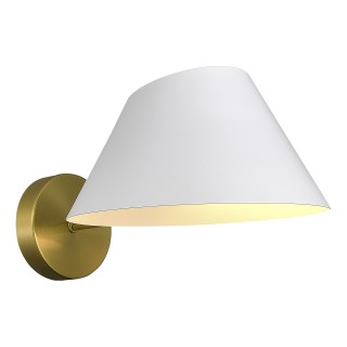 SLE1253-311-01 Светильник настенный Латунь/Белый E14 1*60W NORBI-foto2