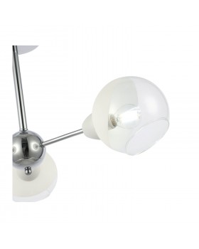 SLE102702-03 Люстра потолочная Хром/Прозрачный, Матовый никель E14 3*40W GIORTE-foto3