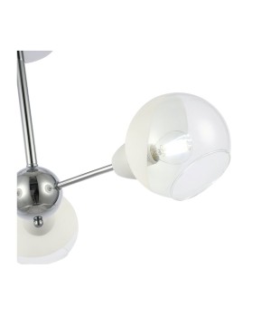 SLE102702-03 Люстра потолочная Хром/Прозрачный, Матовый никель E14 3*40W GIORTE-foto3