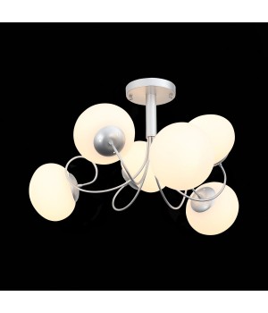 SL717.502.06 Люстра потолочная Серебристый/Белый E27 6*40W ACINI-foto3