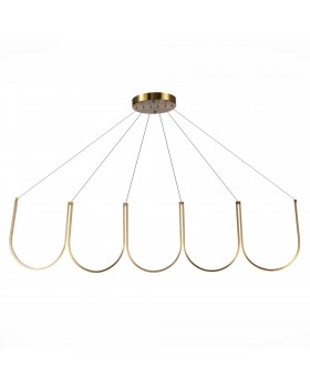 SL6202.213.01 Светильник подвесной ST-Luce Золотистый LED 1*68W 3000K HEIT-foto4