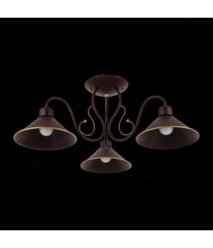 SLE120402-03 Люстра потолочная Темно-коричневый/Черный E27 3*60W CIOLLA-foto3