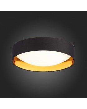 SLE201102-01 Светильник потолочный Черный, Золото/Белый LED 1*24W 4000K ORBIO-foto5