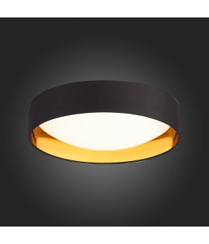 SLE201102-01 Светильник потолочный Черный, Золото/Белый LED 1*24W 4000K ORBIO-foto5
