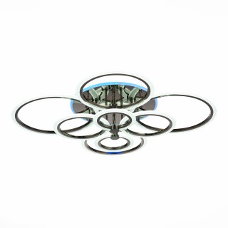 SLE500582-08RGB Светильник потолочный Темный хром/Белый LED 1*212W RGB 15W 3000-6000K CERINA-foto3