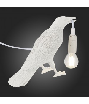 SLE115304-01 Прикроватная лампа Белый E14 1*60W GAVI-foto4