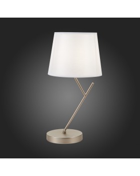 SLE300104-01 Прикроватная лампа Никель/Белый E14 1*40W DENICE-foto5