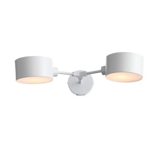 SLE183501-02 Светильник настенный Белый/Белый E14 2*60W GIMENTO-foto2