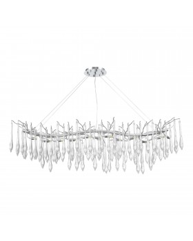 SL1660.113.12 Светильник подвесной ST-Luce Хром/Хром, Прозрачный G9 12*5W 4000K TEARDROPS-foto2