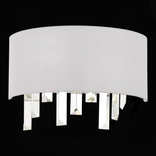 SLE1120-101-02 Светильник настенный Хром/Белый E14 2*40W DAHLIA-foto4