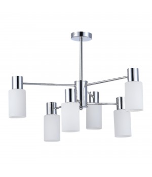 SLE1139-102-06 Люстра потолочная Хром/Белый E14 6*60W GESSI-foto2