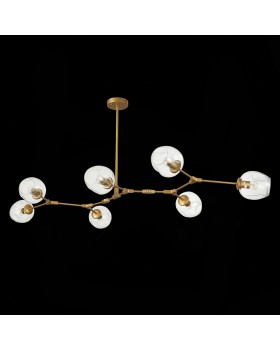 SLE154823-07 Люстра подвесная Золотистый/Прозрачный E27 7*40W RAMETTO-foto4