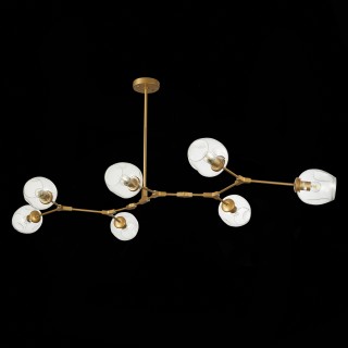 SLE154823-07 Люстра подвесная Золотистый/Прозрачный E27 7*40W RAMETTO-foto4