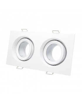 ST255.528.02 Св-к встр. Белый GU10 2*50W IP65 L180xW90xH40 220V Без ламп Встраиваемые светильники-foto3