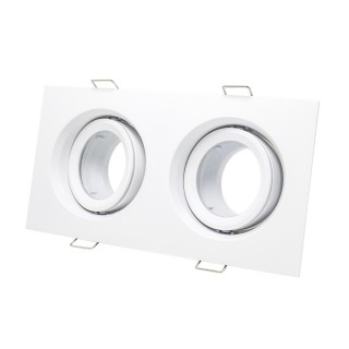 ST255.528.02 Св-к встр. Белый GU10 2*50W  IP65 L180xW90xH40 220V Без ламп Встраиваемые светильники-foto3