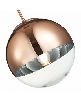 SLE114623-01 Люстра подвесная Медный/Медный, Прозрачный E27 1*60W Boffi-foto3