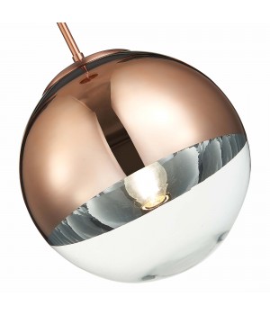 SLE114623-01 Люстра подвесная Медный/Медный, Прозрачный E27 1*60W Boffi-foto3