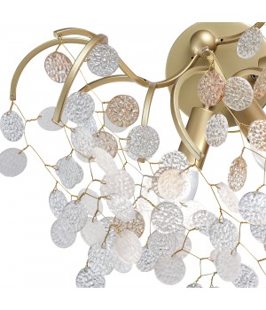 SL1650.301.03 Бра ST-Luce Латунь/Прозрачный, Золотой G9 3*5W RAVELLO-foto3