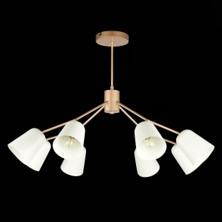 SLE155902-08 Люстра потолочная Золотистый/Белый E14 8*40W MARIO-foto12