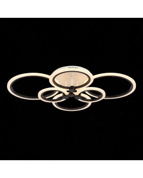 SLE500542-06 Светильник потолочный Белый, Черный/Белый LED 1*132W 3000-6000K CERINA-foto7