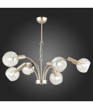 SLE104203-06 Люстра подвесная Шампань/Коньячный E14 6*40W BALCHINO-foto6