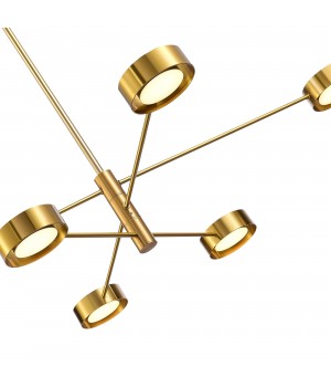 SL6504.302.06 Светильник потолочный ST-Luce Латунь/Латунь LED 6*5W 3000K VICO-foto3