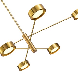 SL6504.302.06 Светильник потолочный ST-Luce Латунь/Латунь LED 6*5W 3000K VICO-foto3