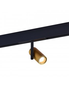 ST808.236.08 Магнитный трековый светильник Золотистый LED 1*8W 3000K 550Lm Ra>90 36° IP20 D42xH135 48VV SKYLINE 48