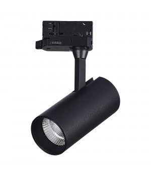 ST661.436.10 Св-к трек. Черный LED 1*10W 3000K 800Lm Ra>90 38° IP20 L130xW60xH195 165-265V Трехфазная трековая система-foto3