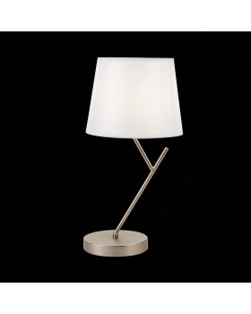 SLE300104-01 Прикроватная лампа Никель/Белый E14 1*40W DENICE-foto3