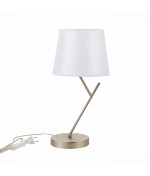 SLE300104-01 Прикроватная лампа Никель/Белый E14 1*40W DENICE-foto2