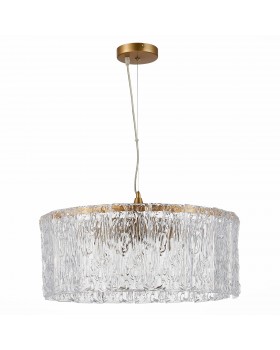 SLE283203-06 Люстра подвесная Золотистый/Прозрачный E27 6*40W RIDA-foto2