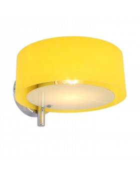 SL483.091.01 Бра Хром/Желтый E27 1*60W FORESTA-foto3